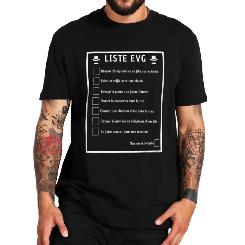Men'S Grooming List - Maglietta da uomo divertente con stampa