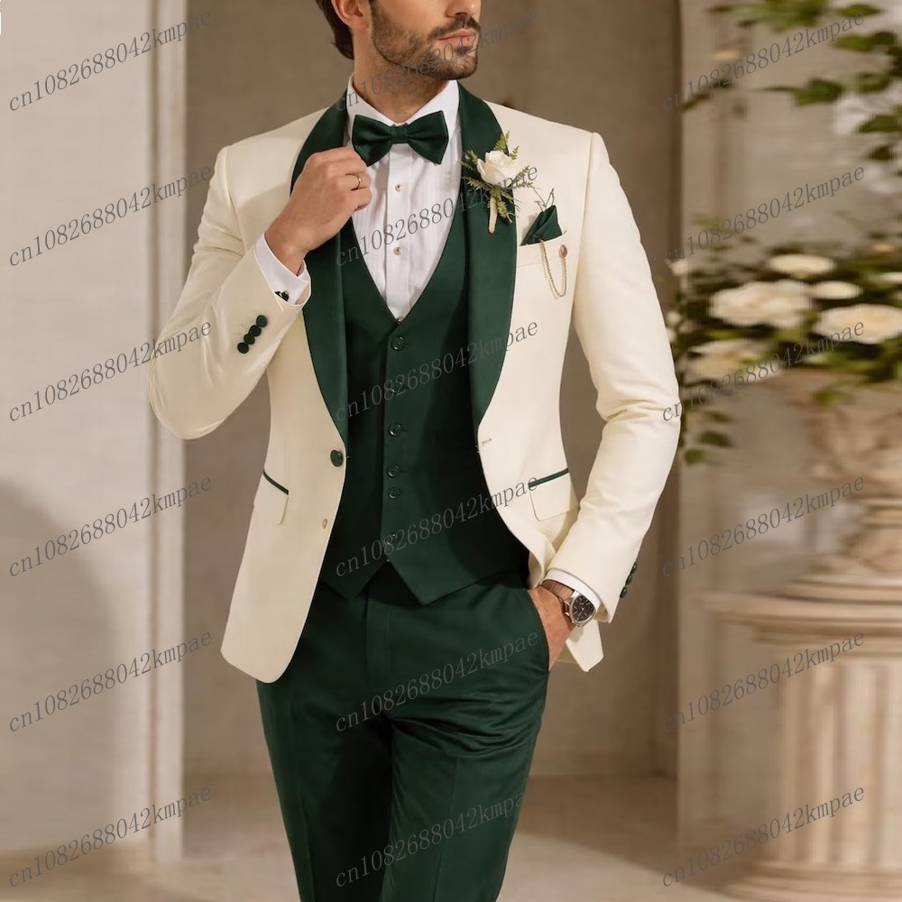 Men'S Grooming Jacket - Nuovo completo da uomo formale color