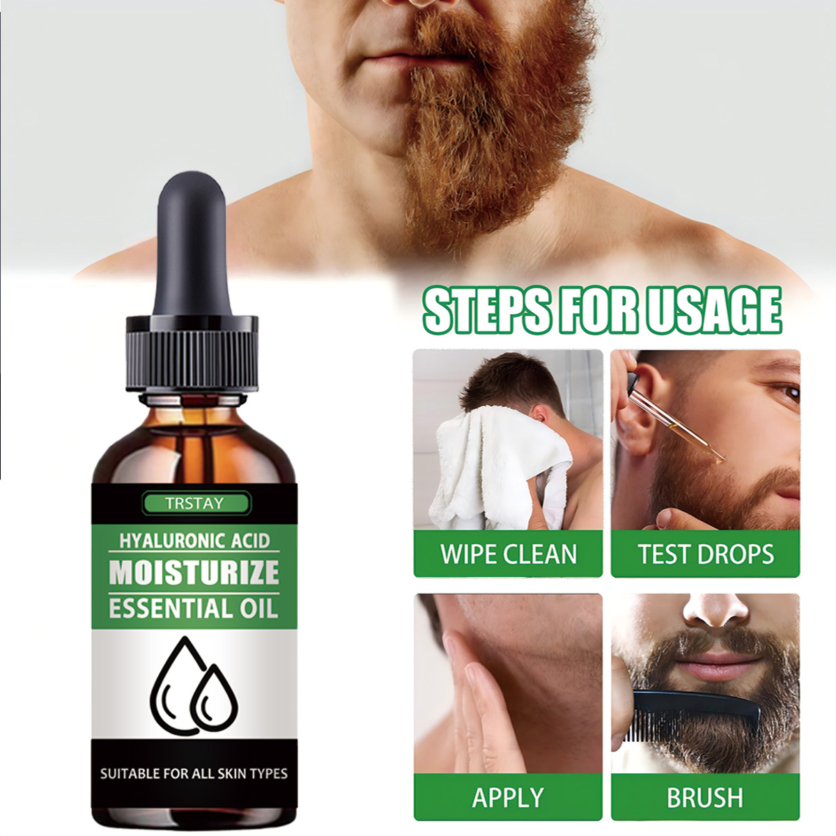 100% naturale accelera i peli  - Men'S Grooming And Skin Care recensione e prezzo