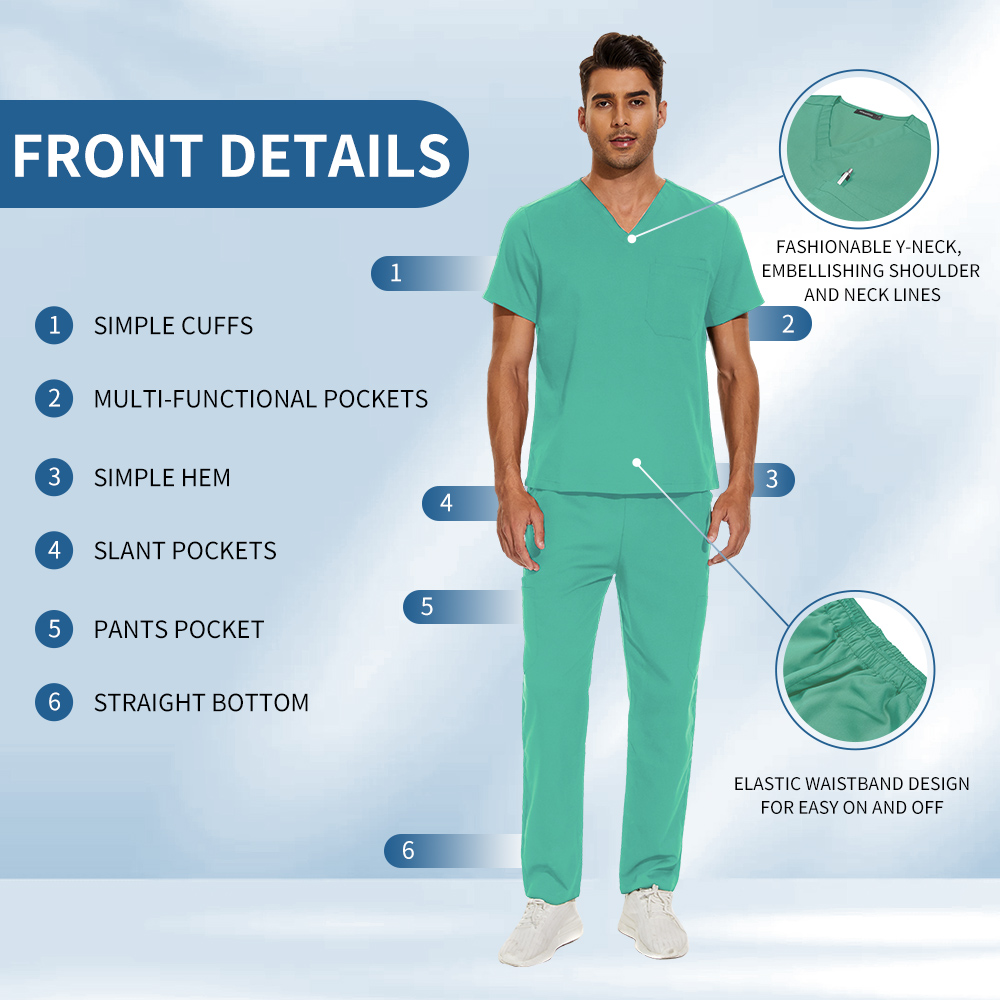 Niaahinn Uniformi da medico Cl - Men'S Grooming Services recensione e prezzo