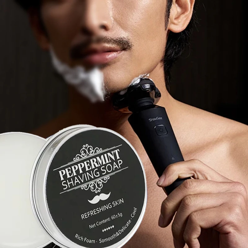 Sapone da Barba alla Menta 60g - Men'S Grooming And Skin Care recensione e prezzo