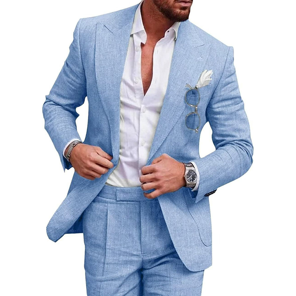Completo da uomo in lino 2 pez - Men'S Grooming Jacket recensione e prezzo